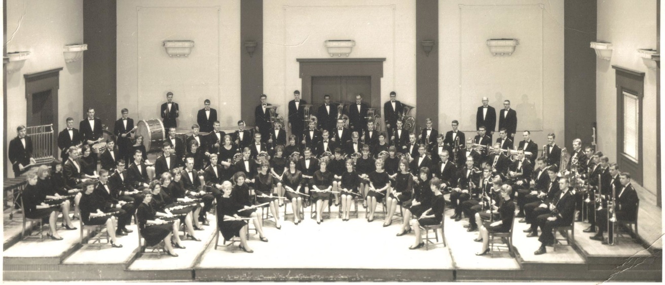Iowa Symphony Band performing in the 1966 Soviet Union tour