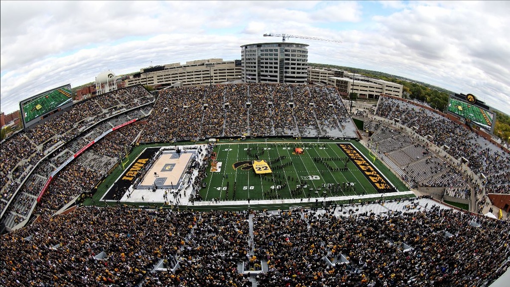 HMB performing at the Crossover at Kinnick Game